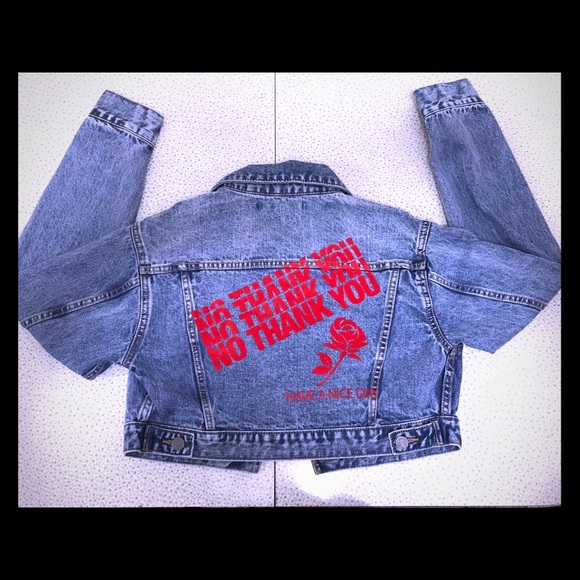 forever 21 cropped denim jacket